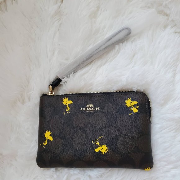 Coach Handbags - Coach X Peanuts Woodstock Wristlet  NWT